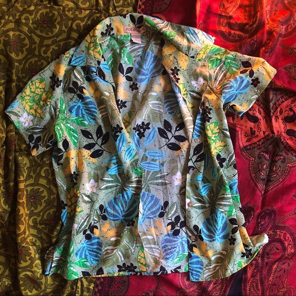 Retro Floral Button Up - Picture 5 of 8